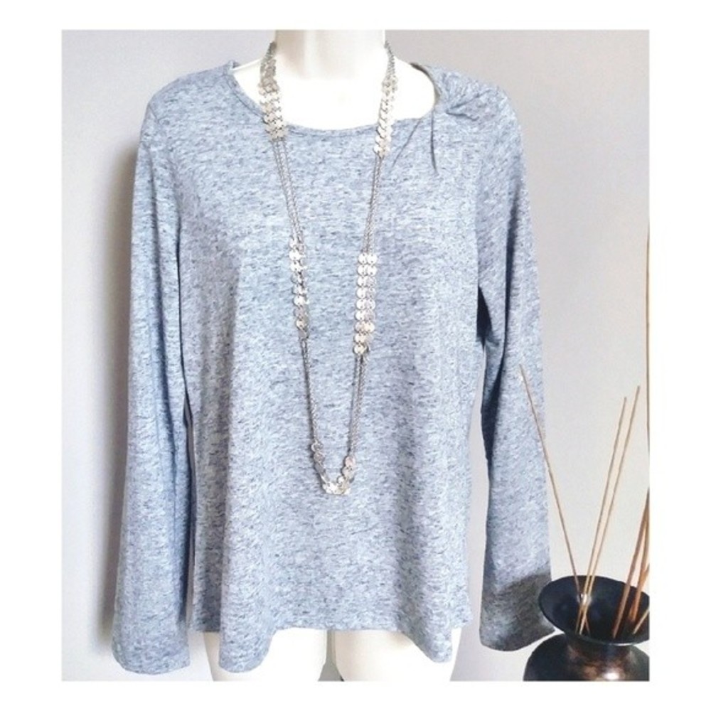 JEANNE PIERRE Smoke‎ Heather Top